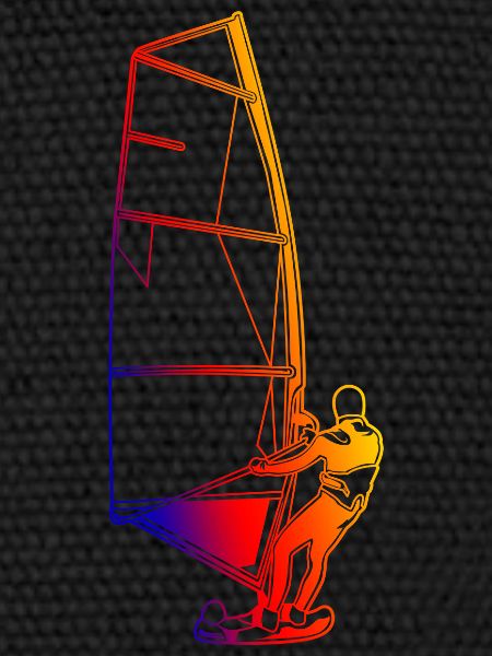 Retro Windsurfer