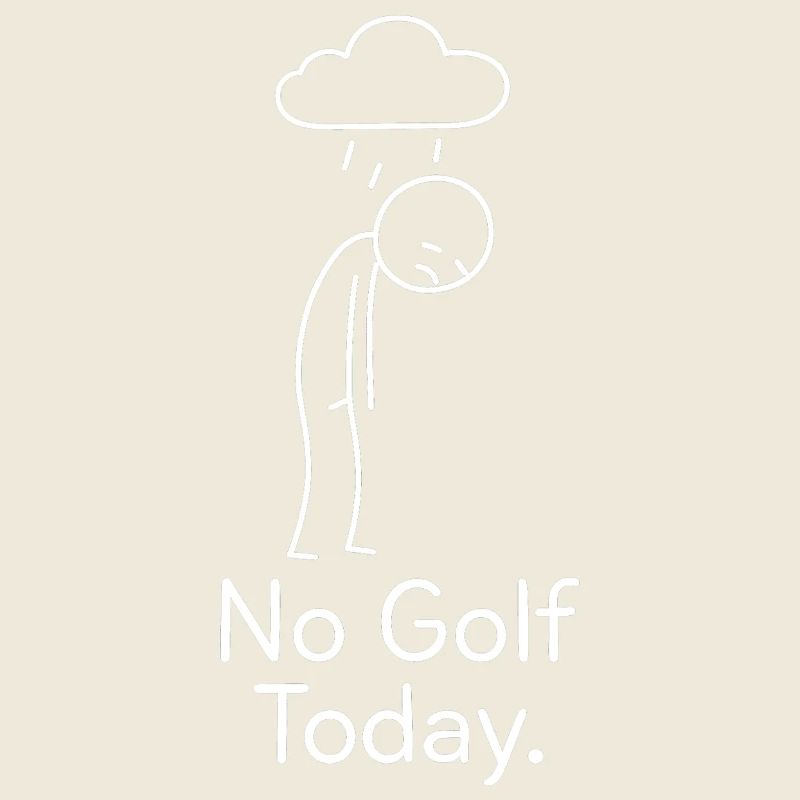 No Golf Today Golfspieler Geschenkidee Golfer