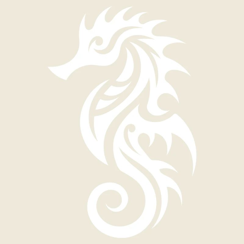 Tattoo Seepferdchen Verkleidung