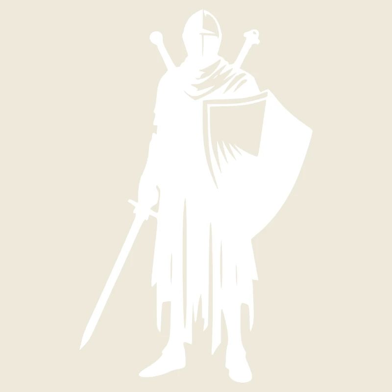Guerrier à l’épée Fier chevalier guerrier