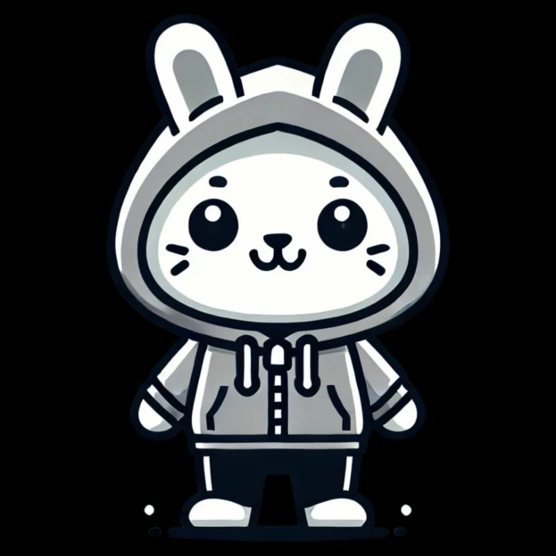 Playful Bunny - Confident and Cool