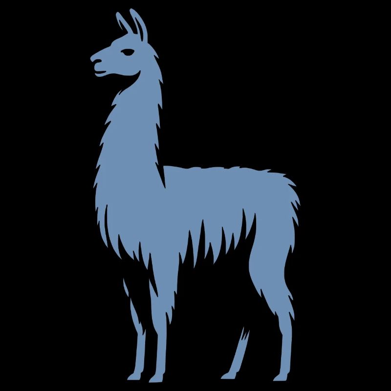 Silhouette de lama