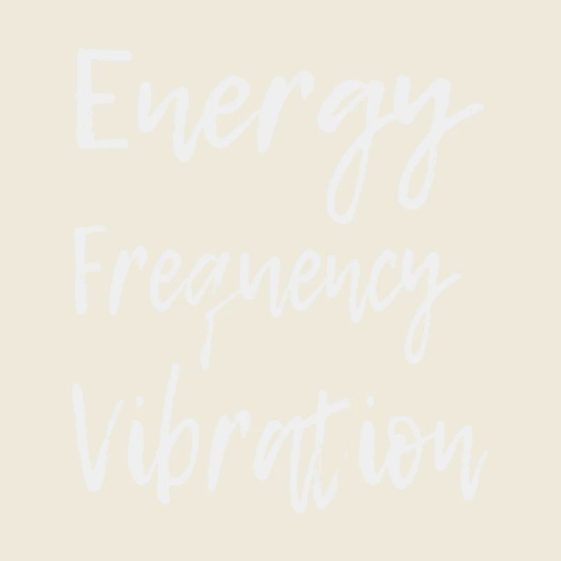Énergie Fréquence Vibration Texte Art