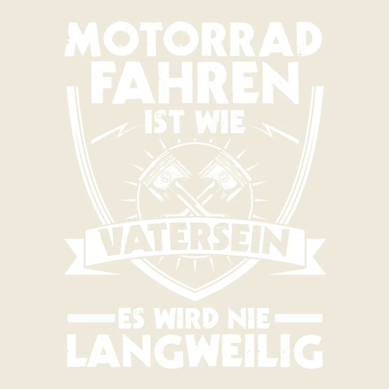 Papa Motorrad Vater Motorradfahrer