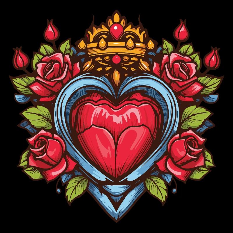 Coeur Symbole Roses