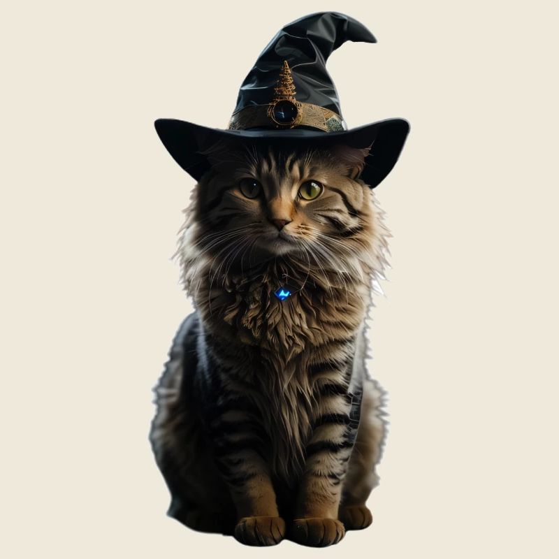 Witch Cat Halloween