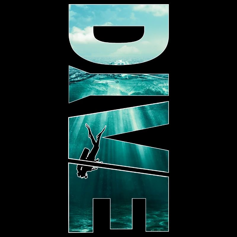 Dive - tolles Scuba Tauchen Design