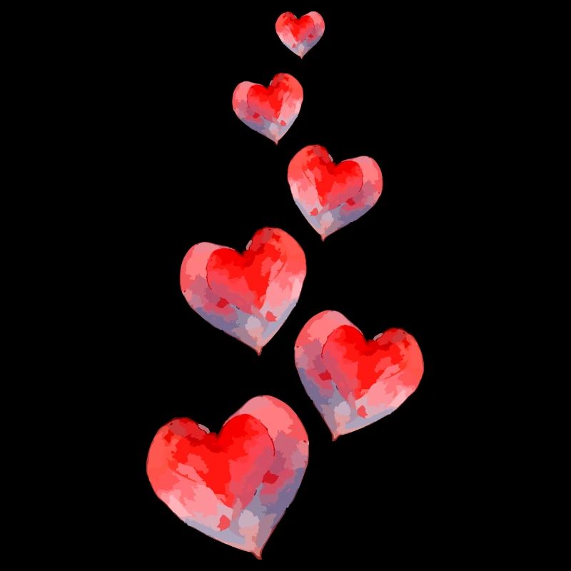 Coeurs Rouge Amour