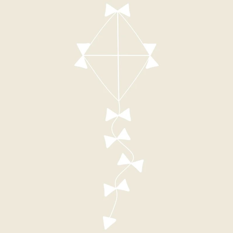 Drachen weiß Herbst