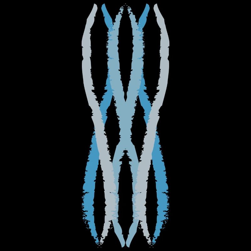 wave Art | blue-grey