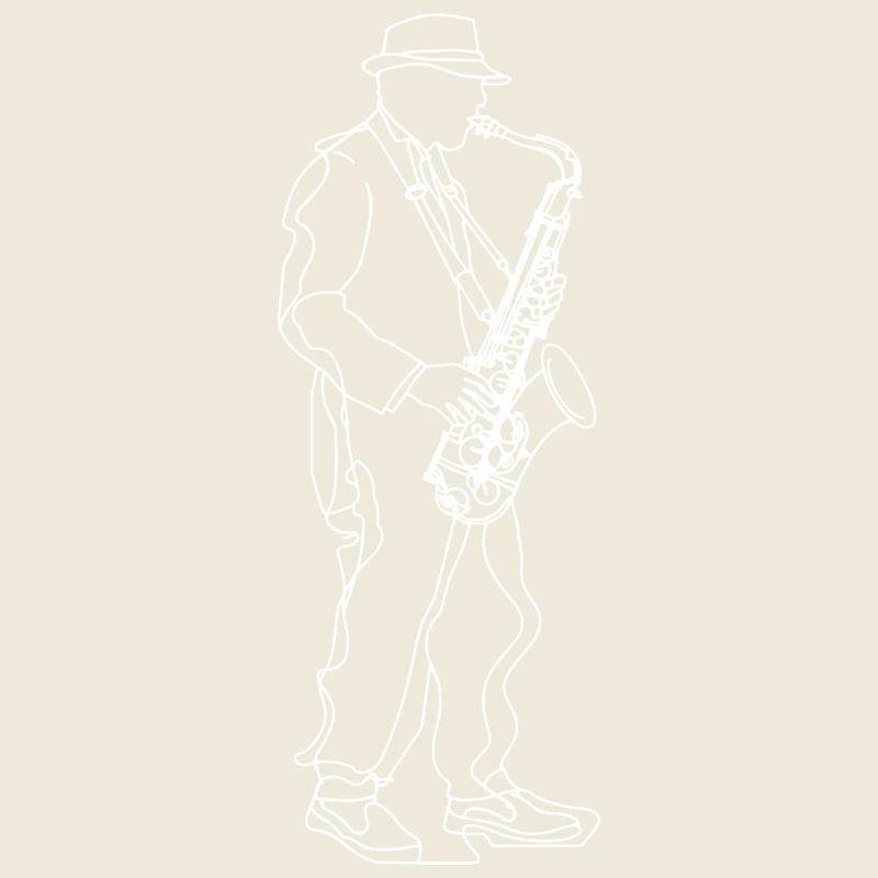 Dessin de saxophoniste