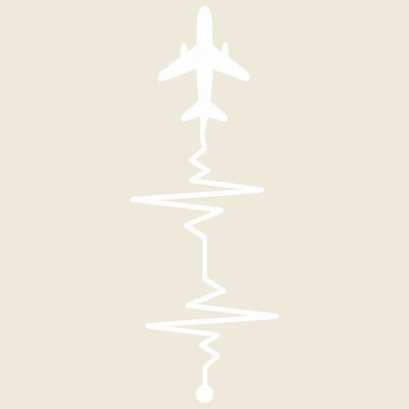 Air Flight Zigzag Sketch
