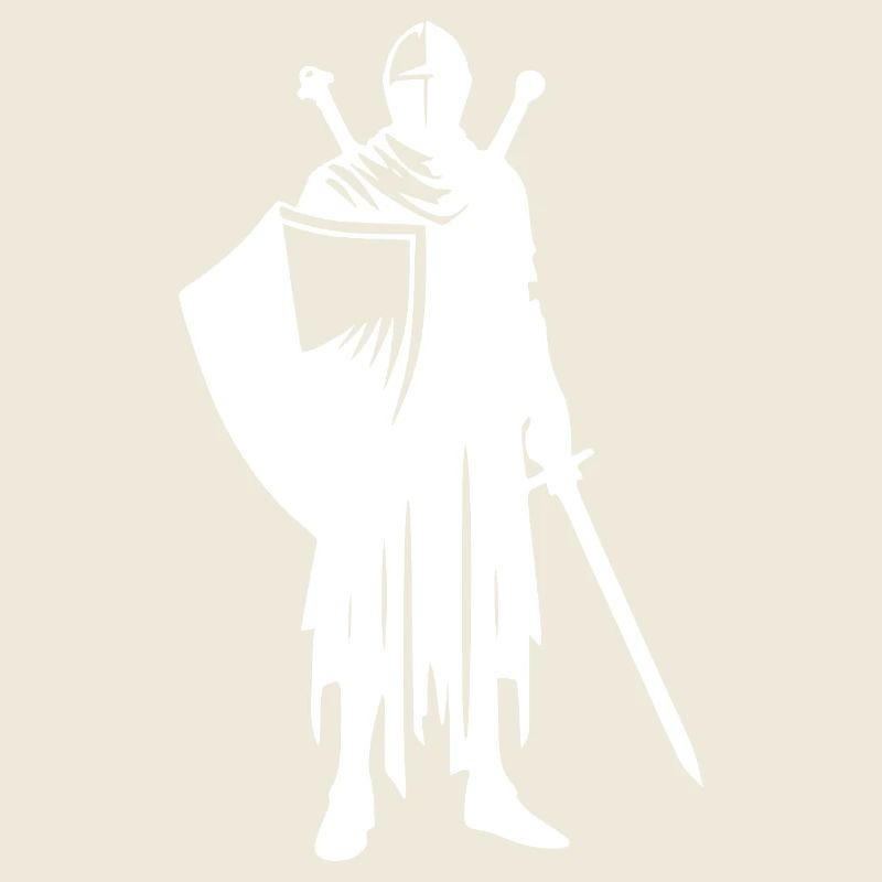 Alter Schwertkrieger Stolzer Ritter Krieger