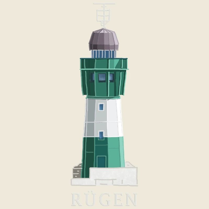 Rügen, Leuchtturm Sassnitz-Mukran, deutsche Ostsee