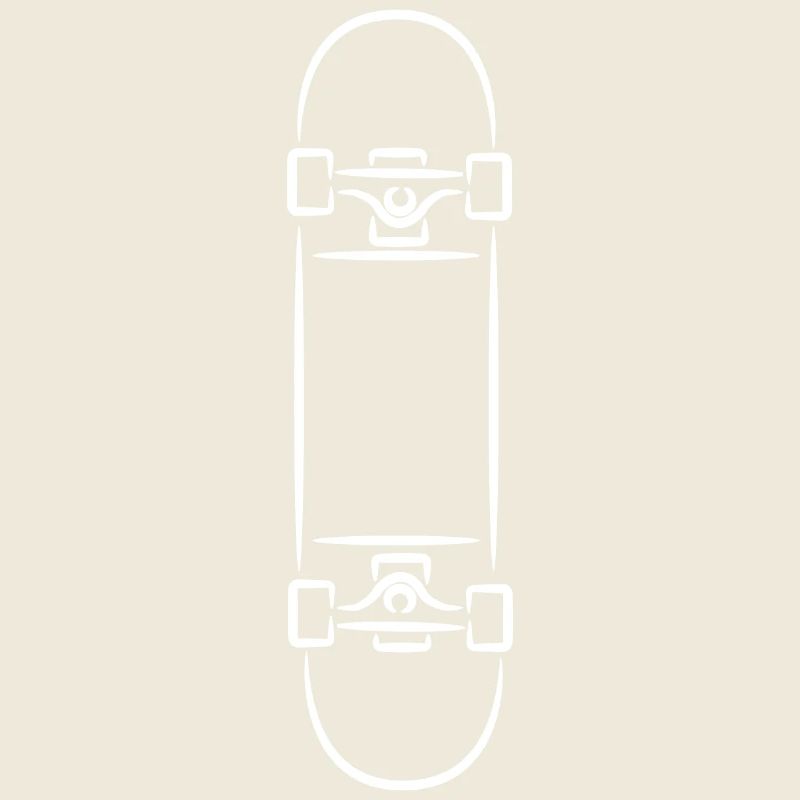 Skateboard Skizze