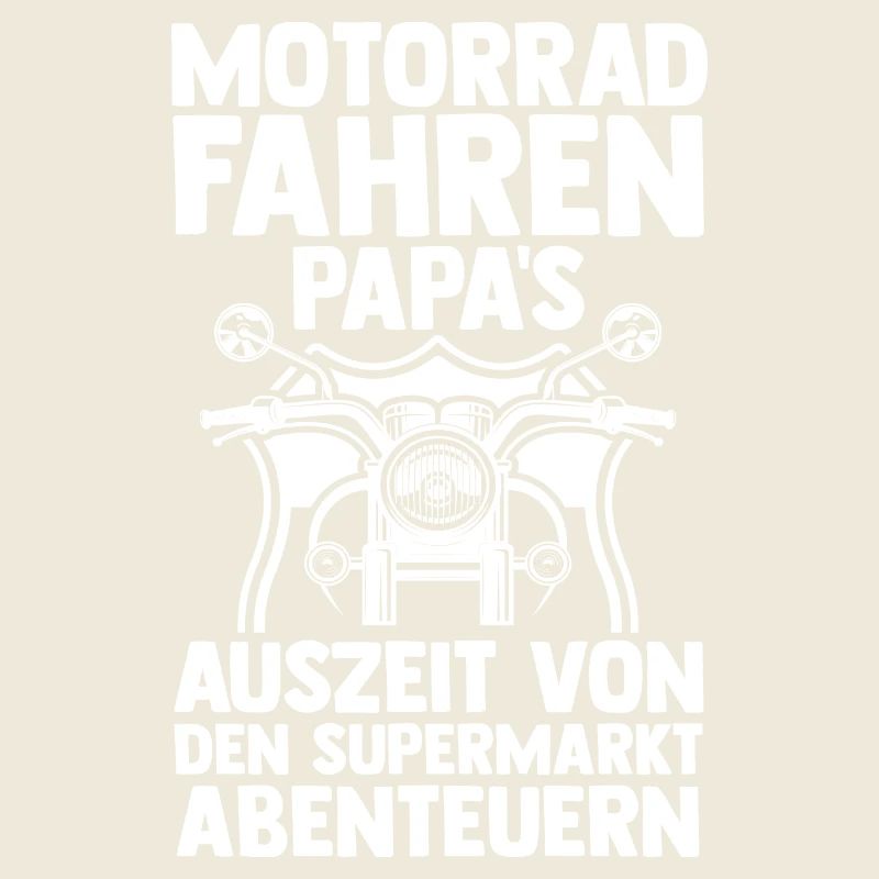 Papa Motorrad Vater Motorradfahrer