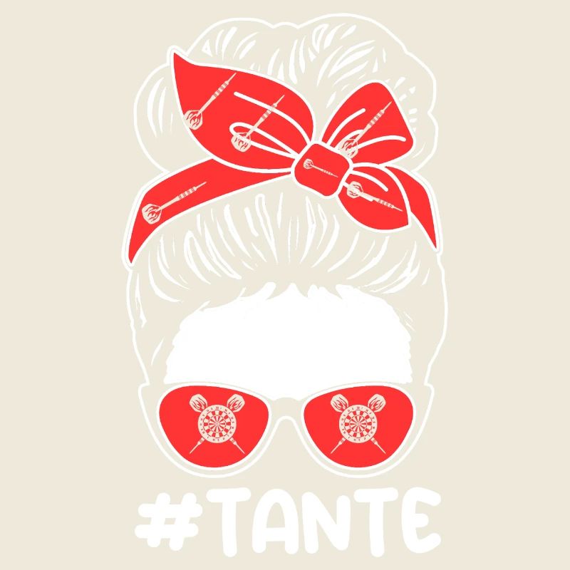 Joueuse de fléchettes Tante Fléchettes