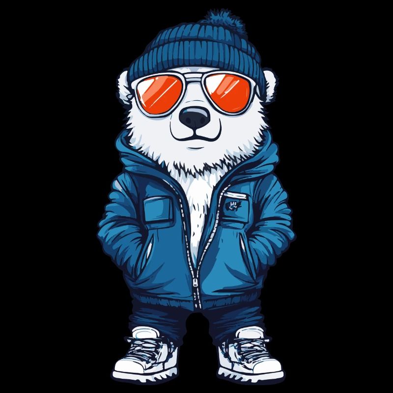 Eisbär Winter Comic