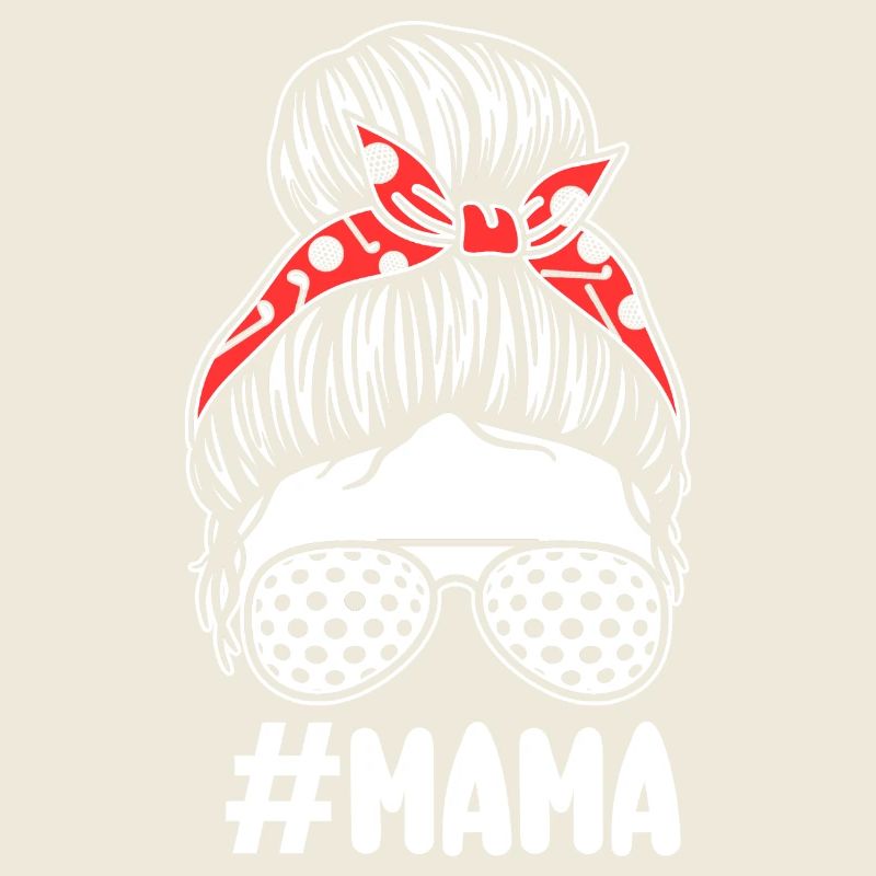 Golfspieler Mama Mutter Golf