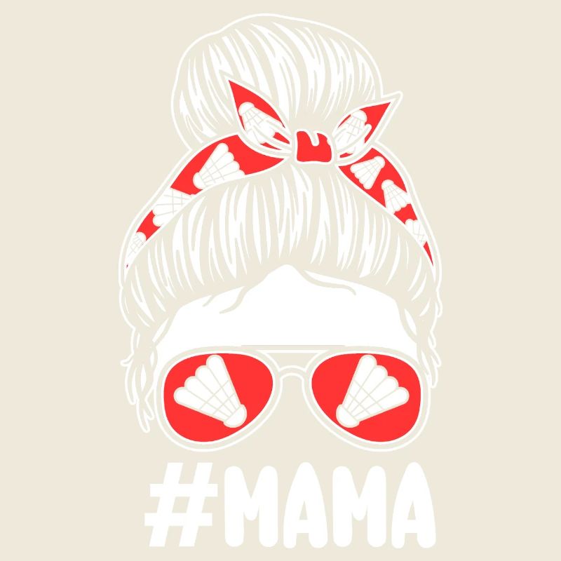 Federball Mama Mutter Badminton