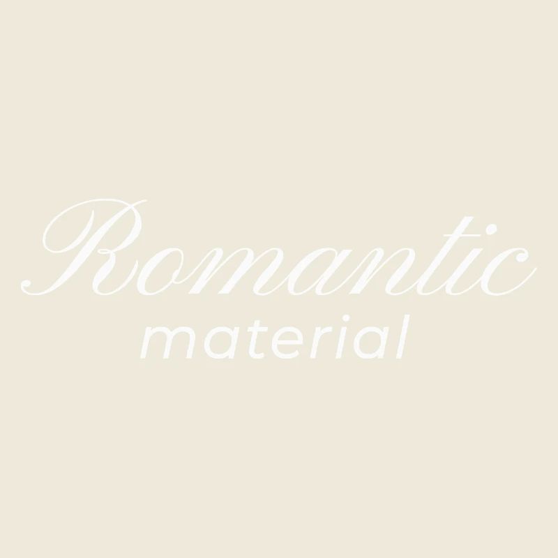 Romantic Material Lettering