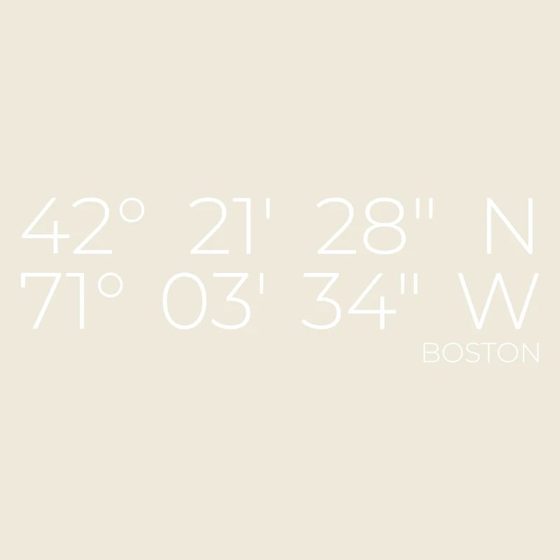Coordonnées Boston Massachusetts