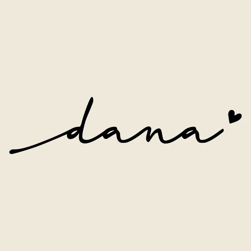 Dana Schreibschrift Name