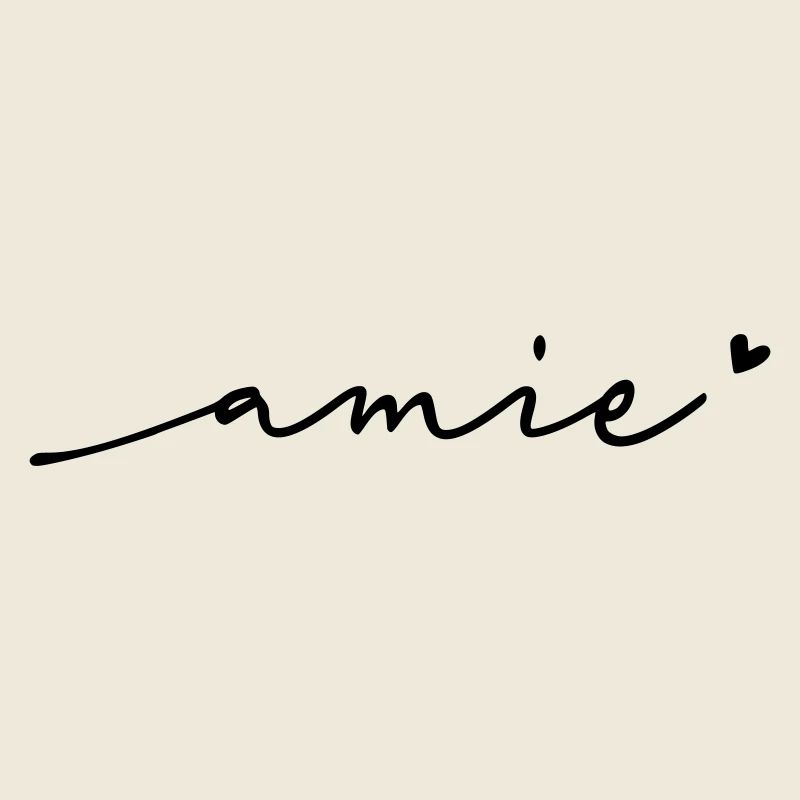 Nom cursif d’Amie