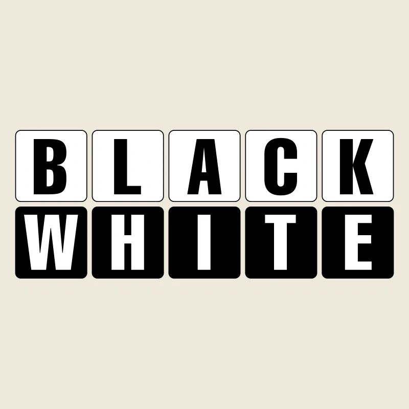 Black and White
