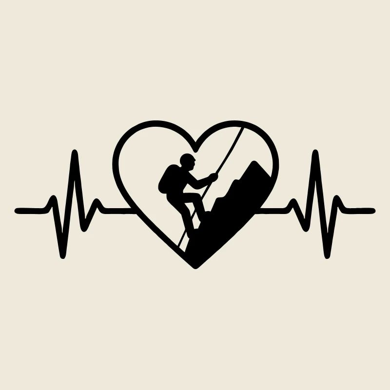 Mountaineering Climbing Heart