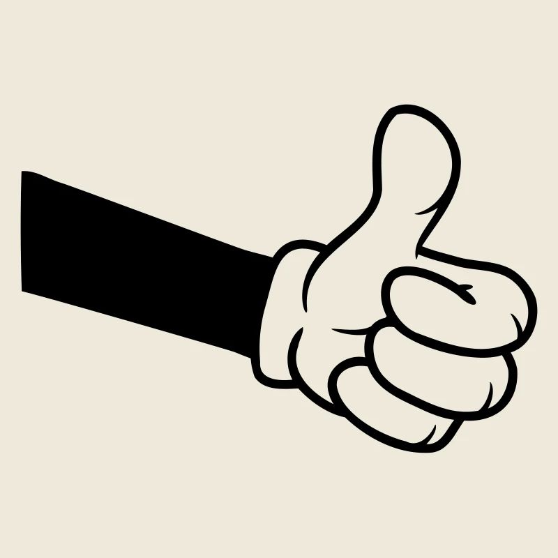 Bestätigen OK Comic Hand