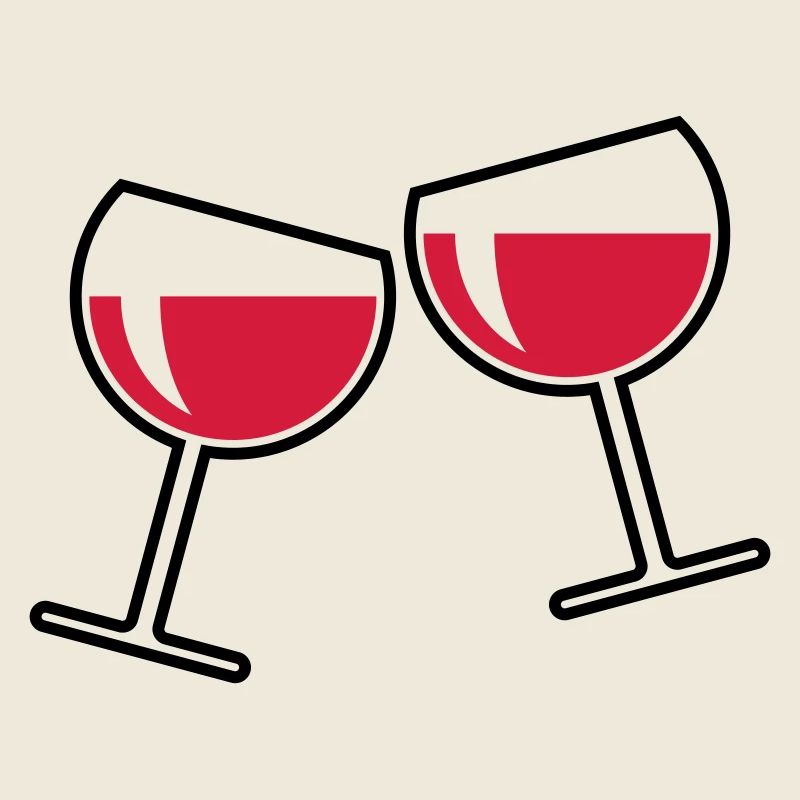2 Rotweingläser (Rotwein / Wein / Rund Zu / 2C)