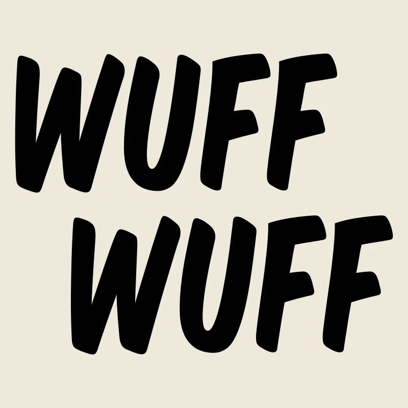 Wuff Wuff bellt der Hund