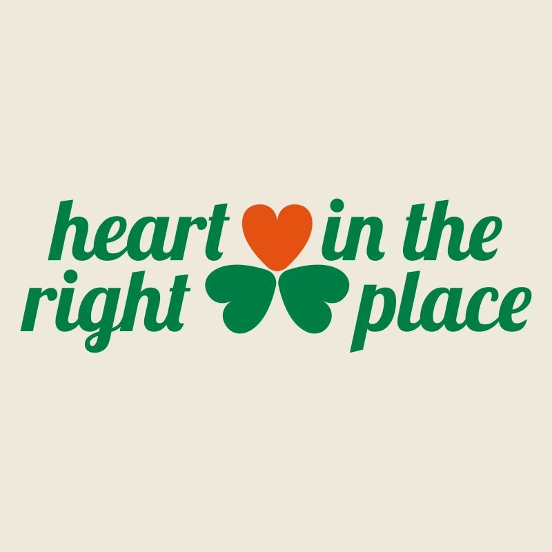 Trinity 3 Leaves Shamrock Heart Au Bon Endroit