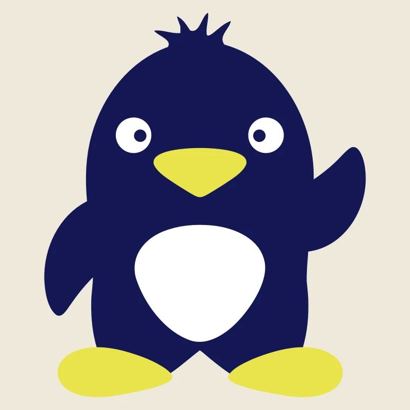 Mignon pingouin agitant l’Antarctique Pôle Sud Animal oiseau