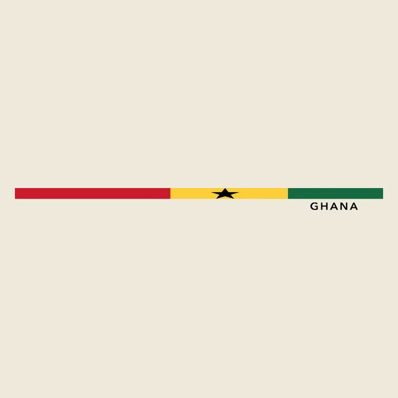 Ghana flag in style