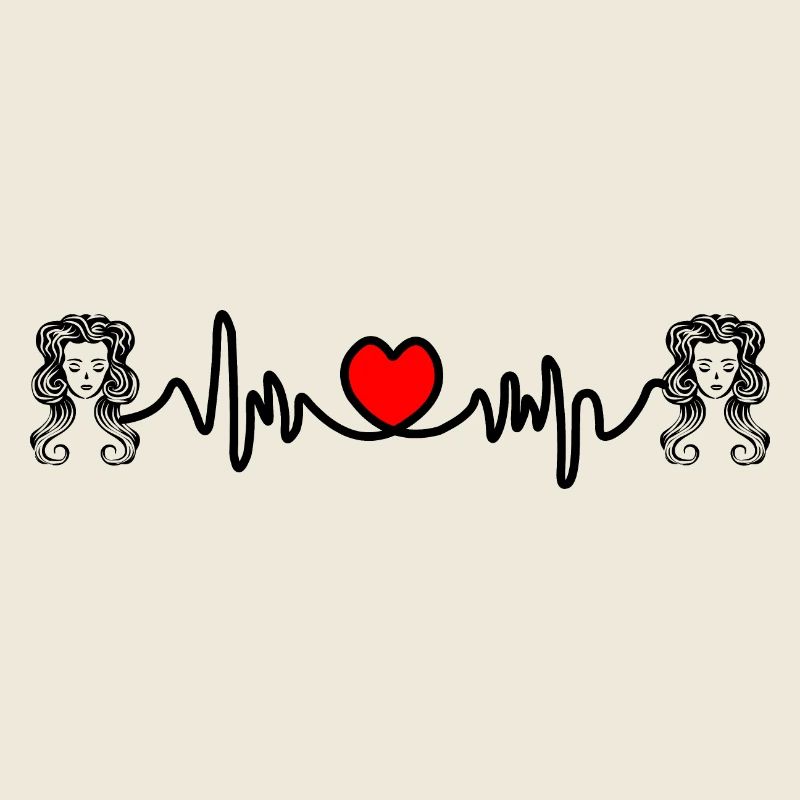 Fréquence cardiaque cardio Vierge Vierge