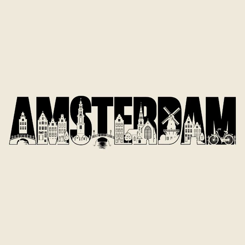 Amsterdam Holland Netherlands Silhouette Holidays