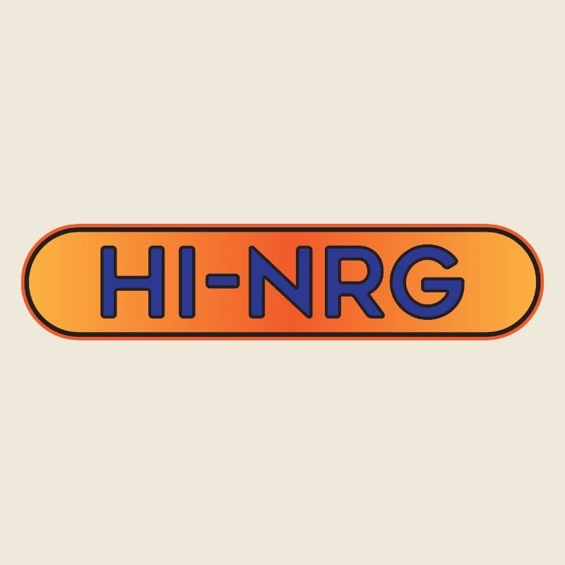 Hi-NRG Retro Neon Text