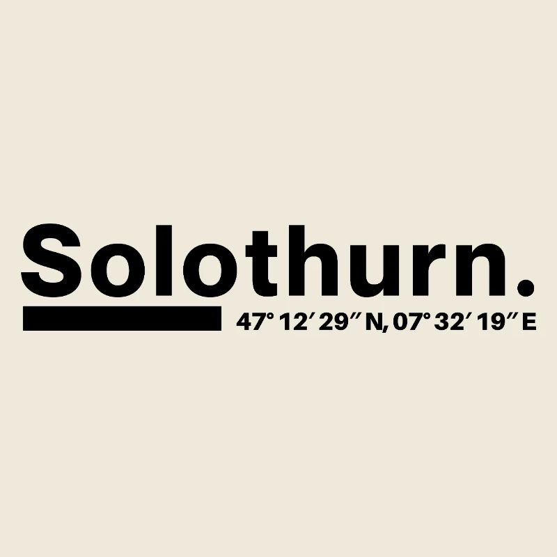 Solothurn coordinates Canton Switzerland