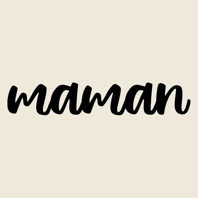 Maman : Typographie Manuscrite Élégante