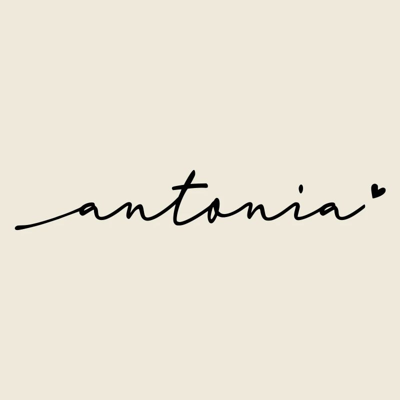 Antonia Cursive Name