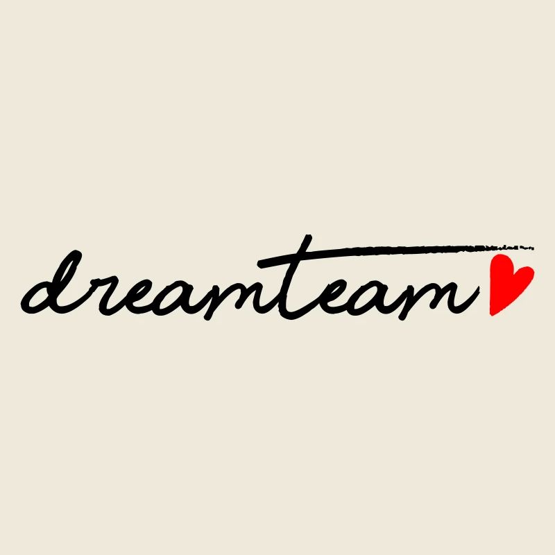 Dream team red heart