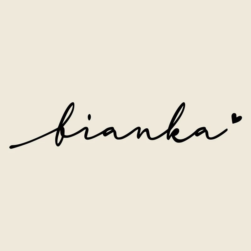 Bianka Cursive Name