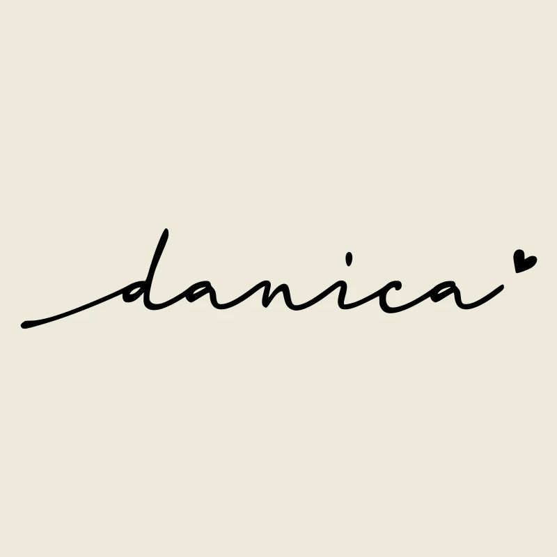 Nom cursif de Danica