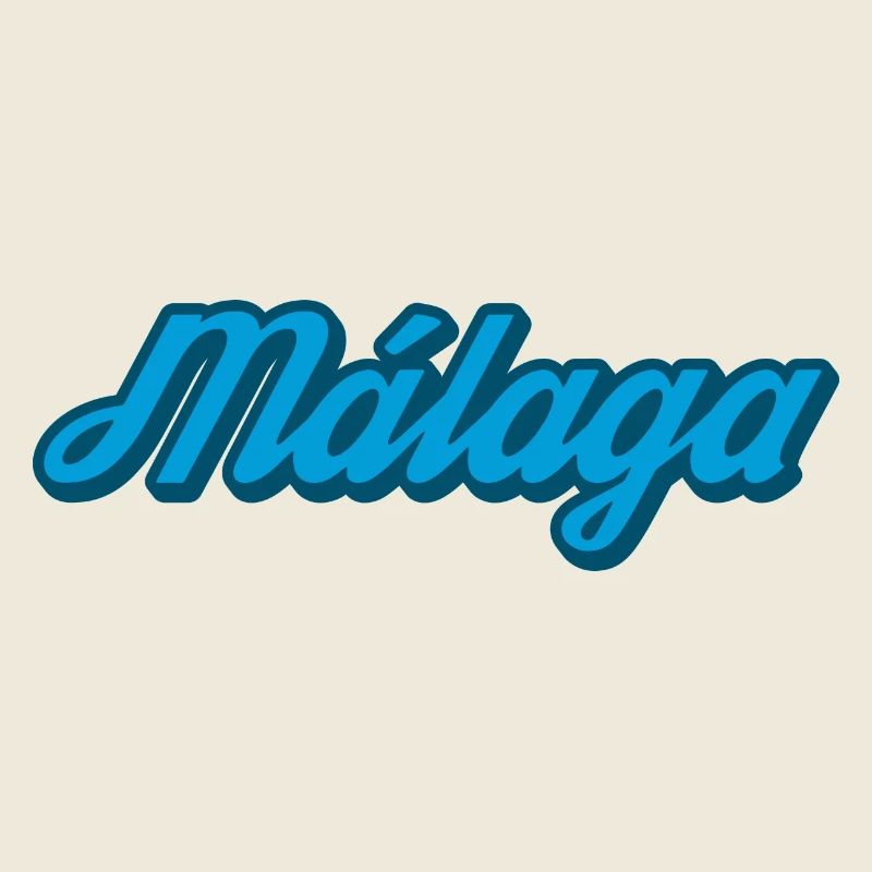 Malaga Coastal Script Bleu