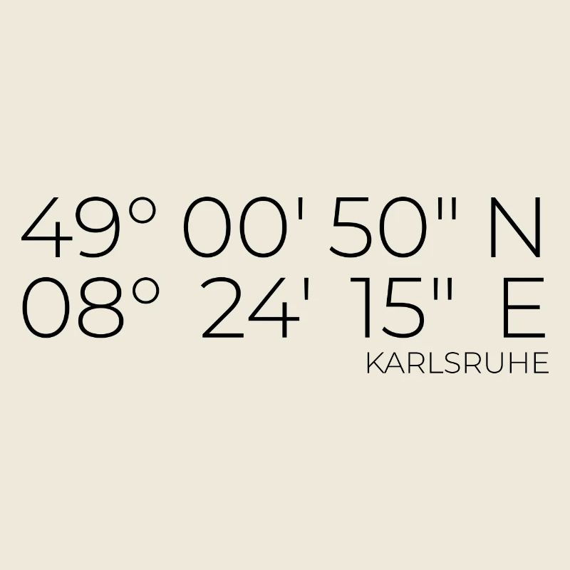 coordinates Karlsruhe