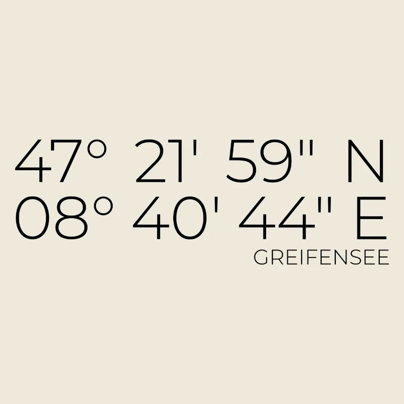 Coordonnées Greifensee, Suisse