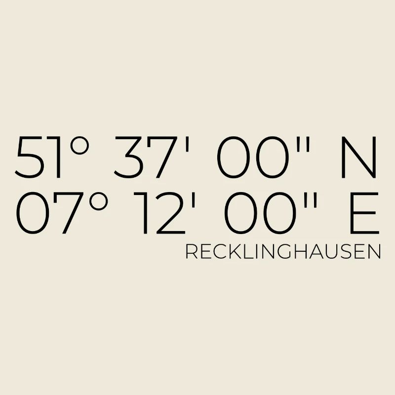 Coordinates Recklinghausen