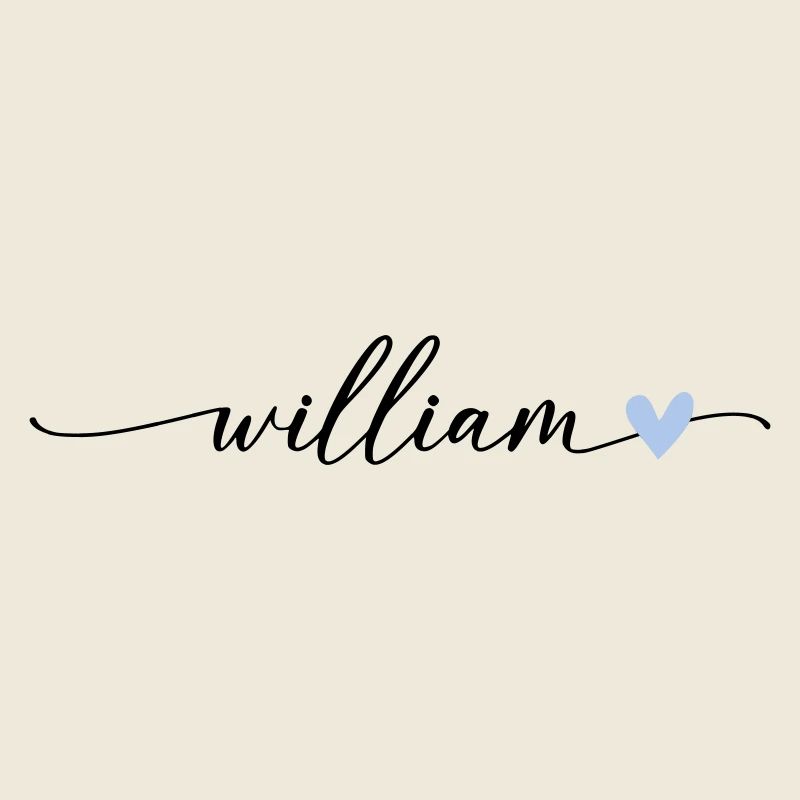 William Name Calligraphy Font